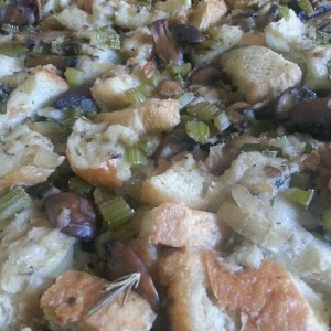 Sourdough Mushroom Stuffing